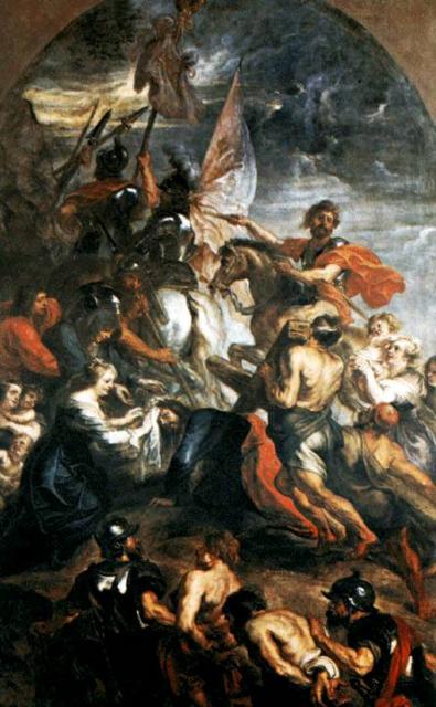 Peter Paul Rubens: Út a Kálváriára (Királyi Múzeumok, Brüsszel) 